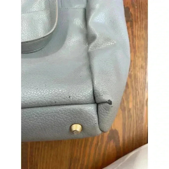 Freshly Picked Vegan Leather Water Resistant Classic Carryall in Stone - Picture 9 of 11